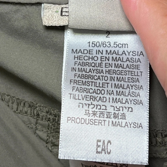 🌻 EXOFFICIO Nomad Roll Up Pant Women's size 2 Hiking Outdoor Activewear Camping - Picture 8 of 11